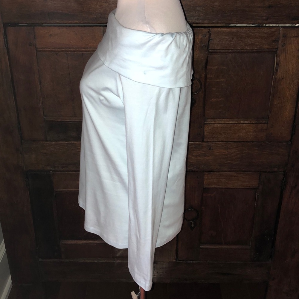 TIBI Mercerized off shoulder top - Picture 2 of 8